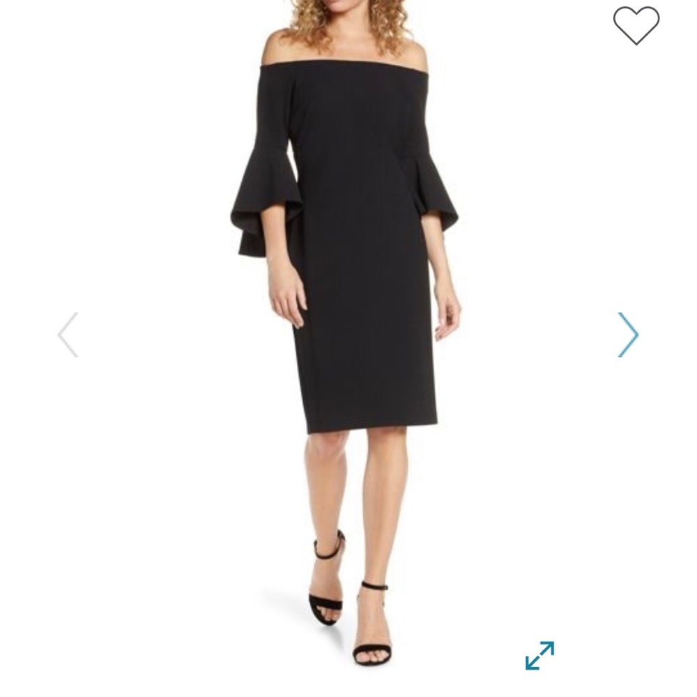 Chelsea28 bell-sleeve cocktail dress